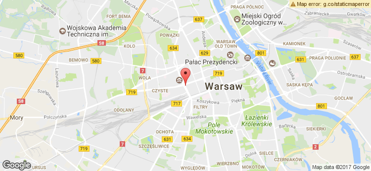 The Warsaw Hub B static map