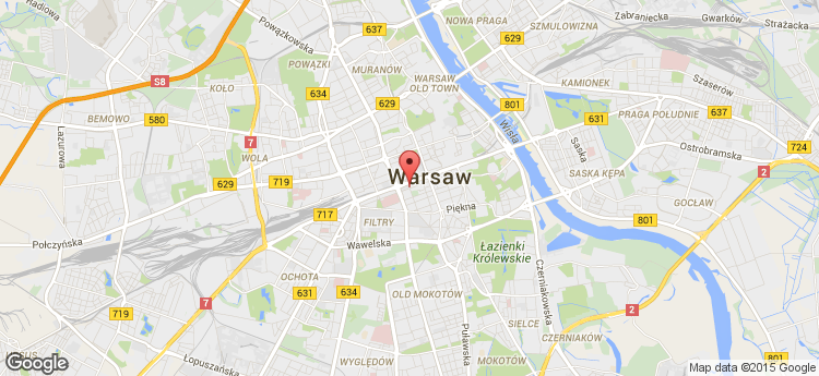 Warsaw Corporate Center static map