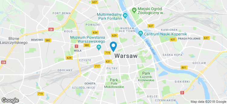 Warsaw One static map